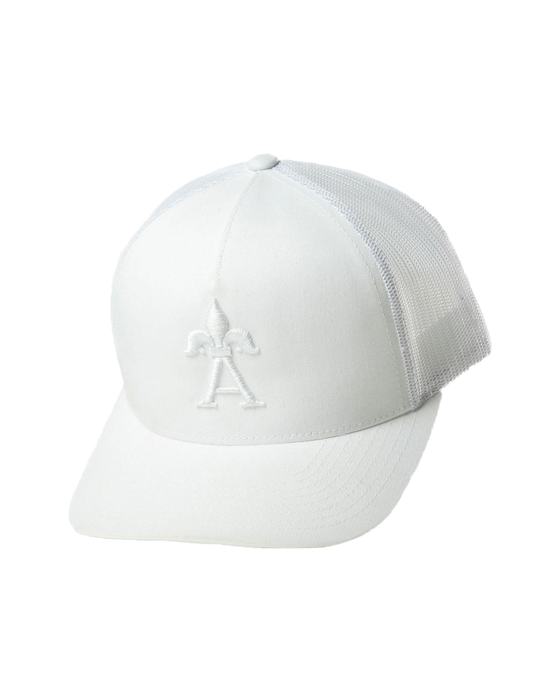 3D FLEUR TRUCKER CAP - WHITE