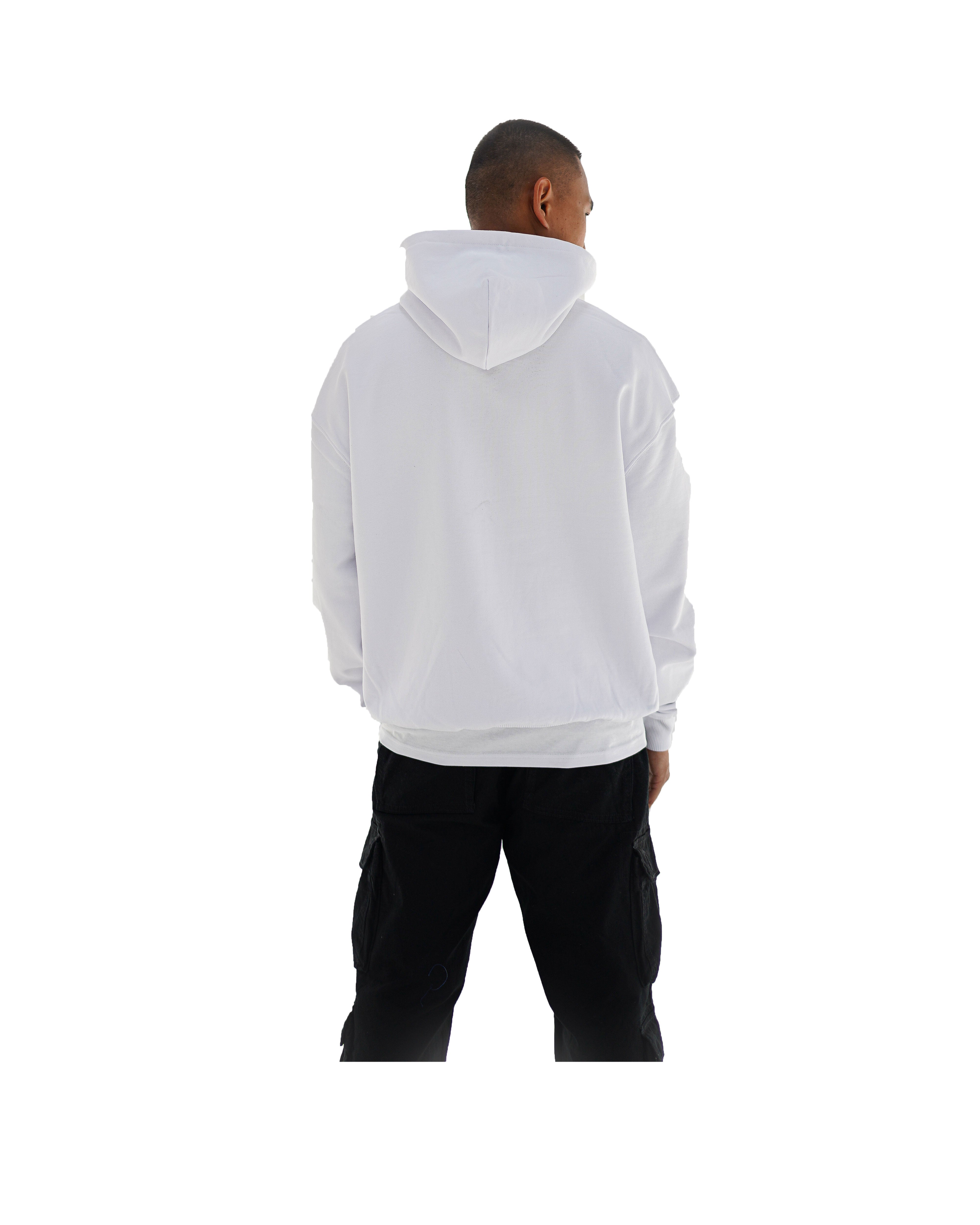 ARISTOCRAT COLLEGE HOODIE - WHITE