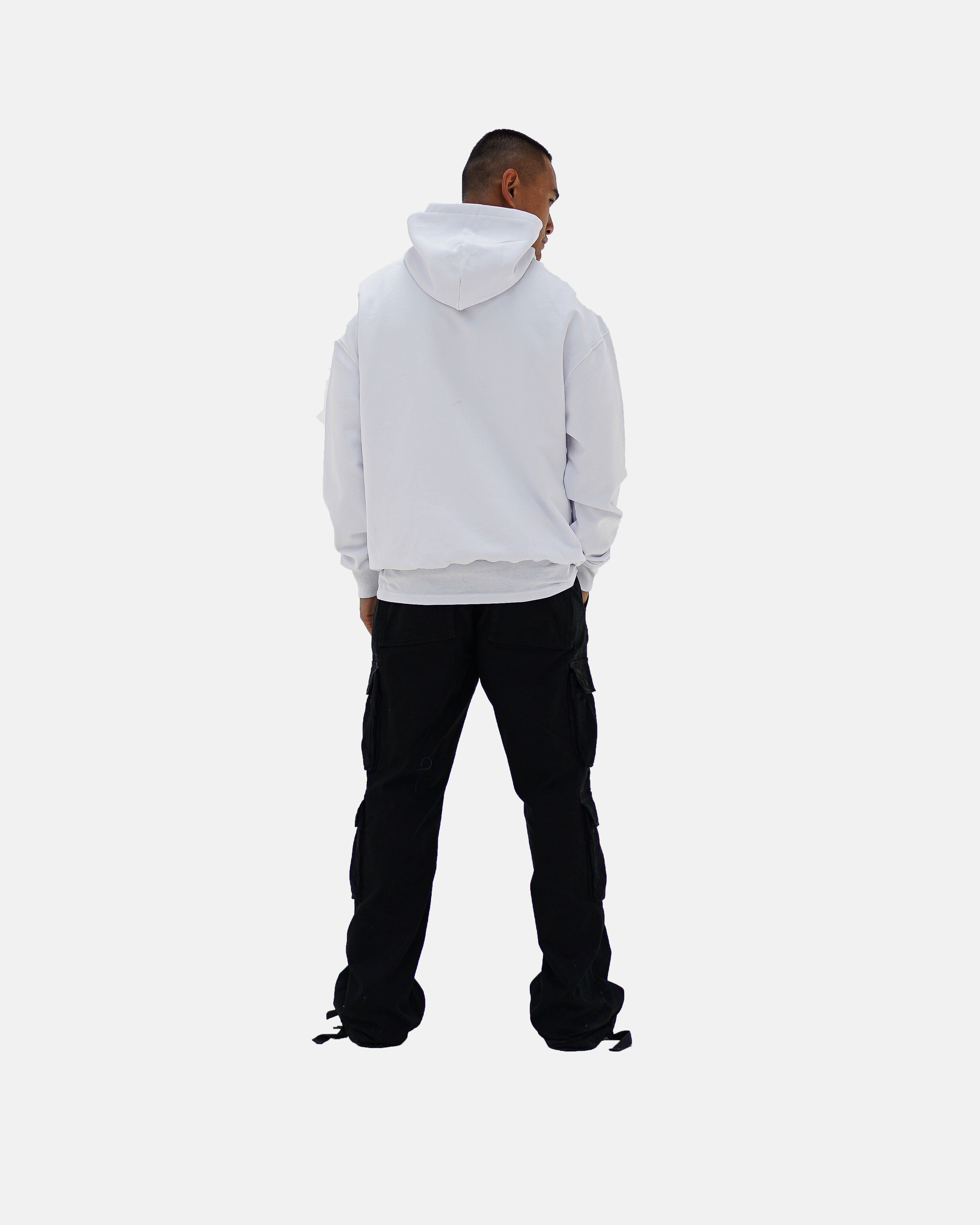 ARISTOCRAT COLLEGE HOODIE - WHITE