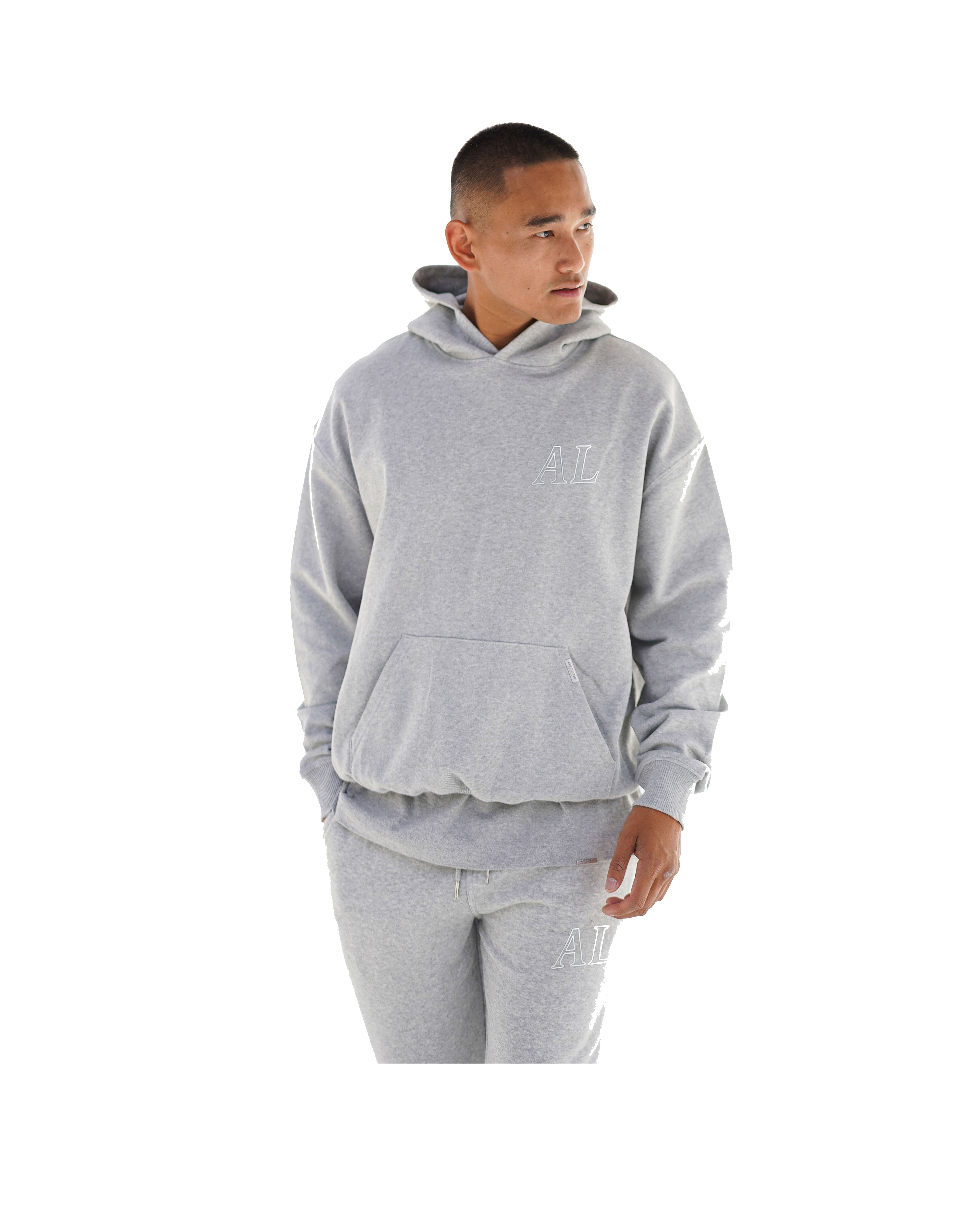 AL CONTOUR HOODIE - ASH GREY