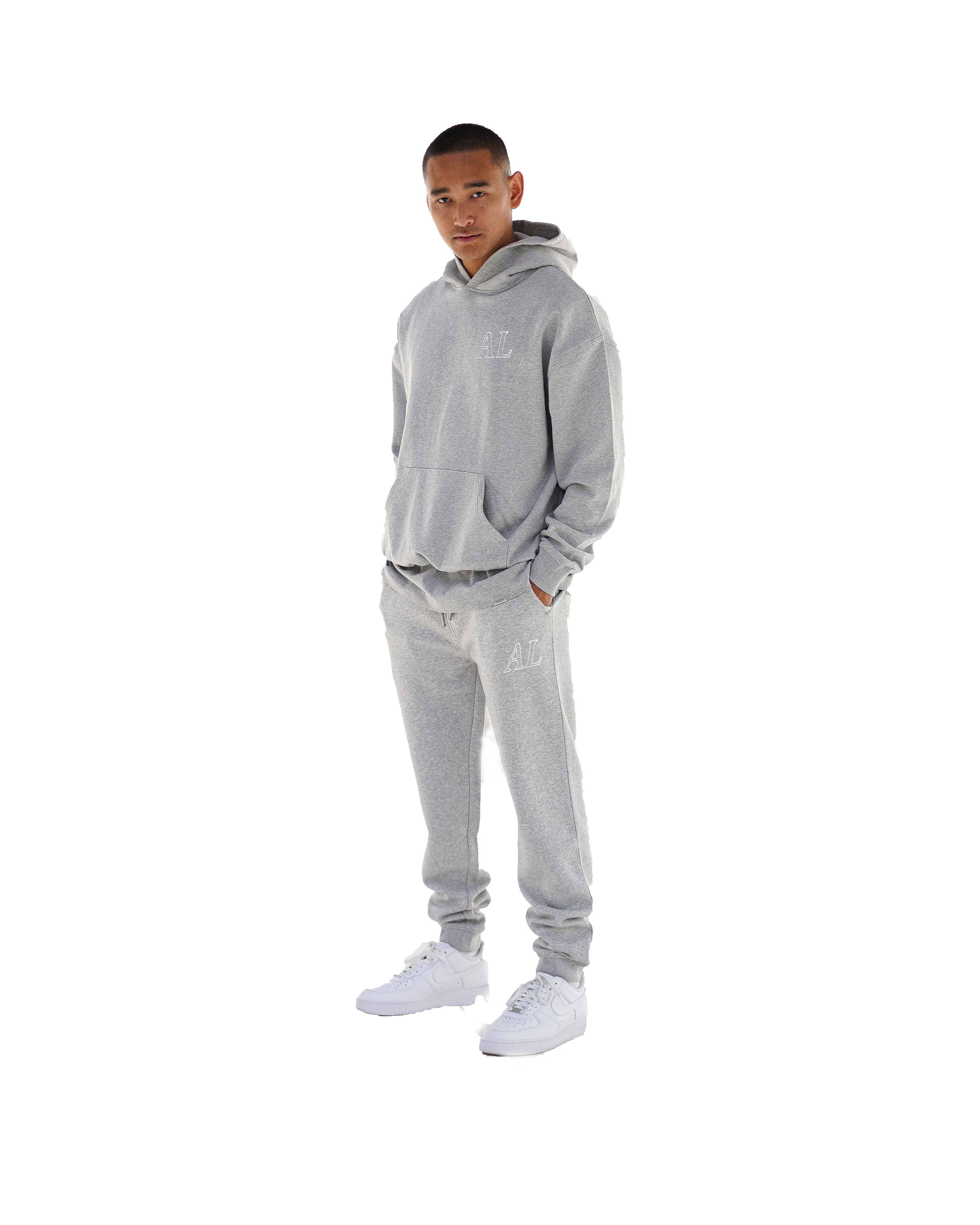 AL CONTOUR HOODIE - ASH GREY