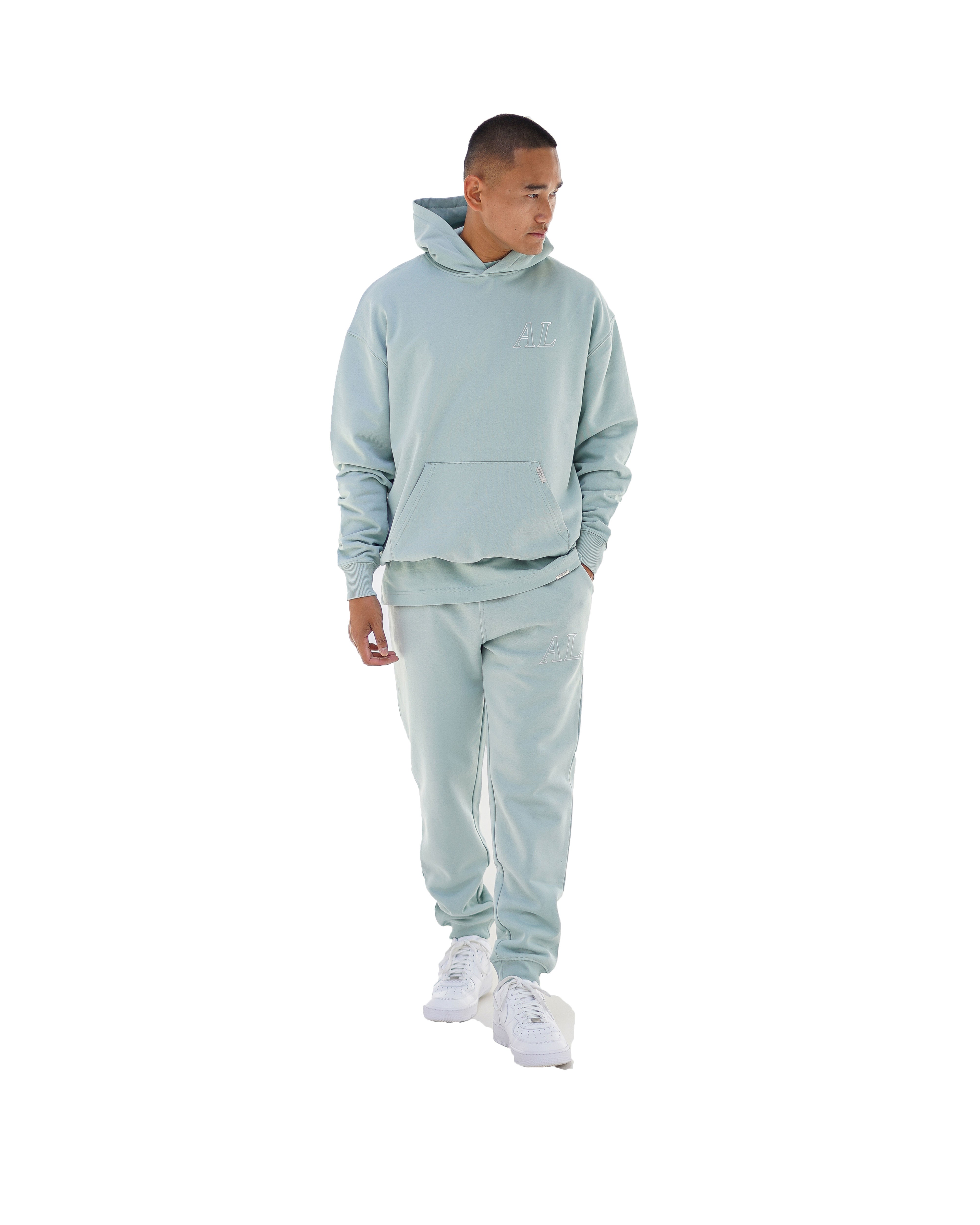 AL CONTOUR HOODIE - MINT GREEN