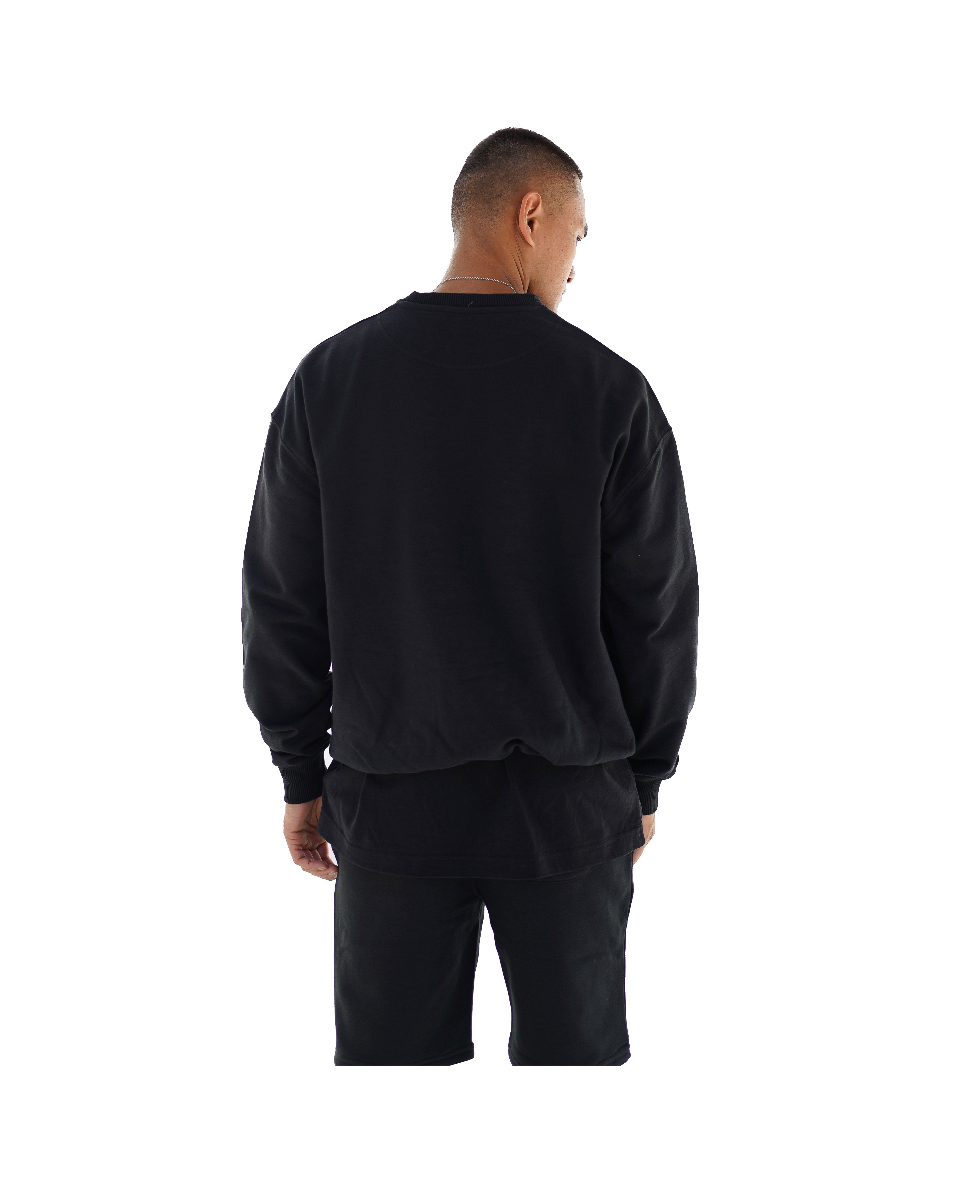 AL CONTOUR SWEATER - BLACK