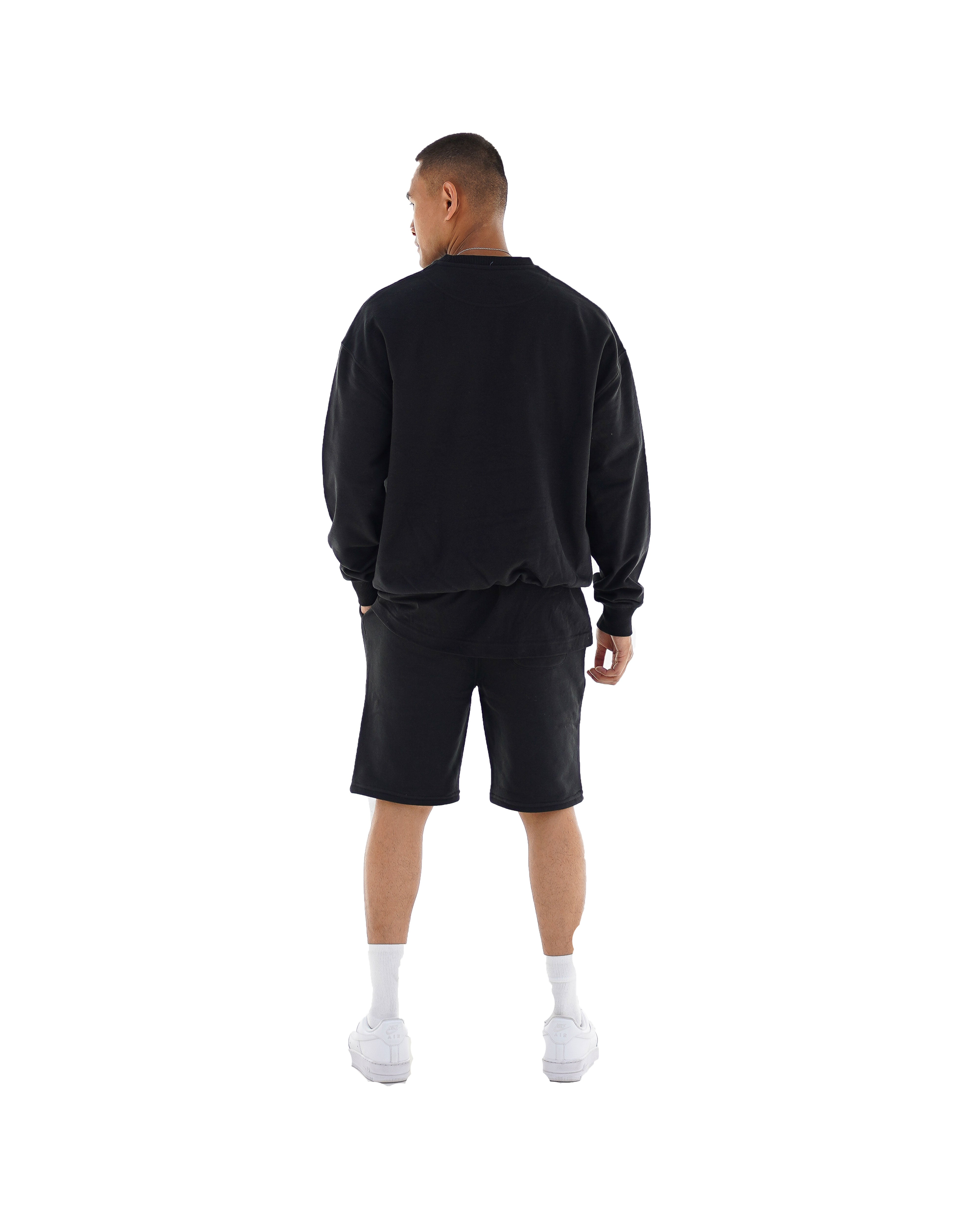 AL CONTOUR SWEATER - BLACK