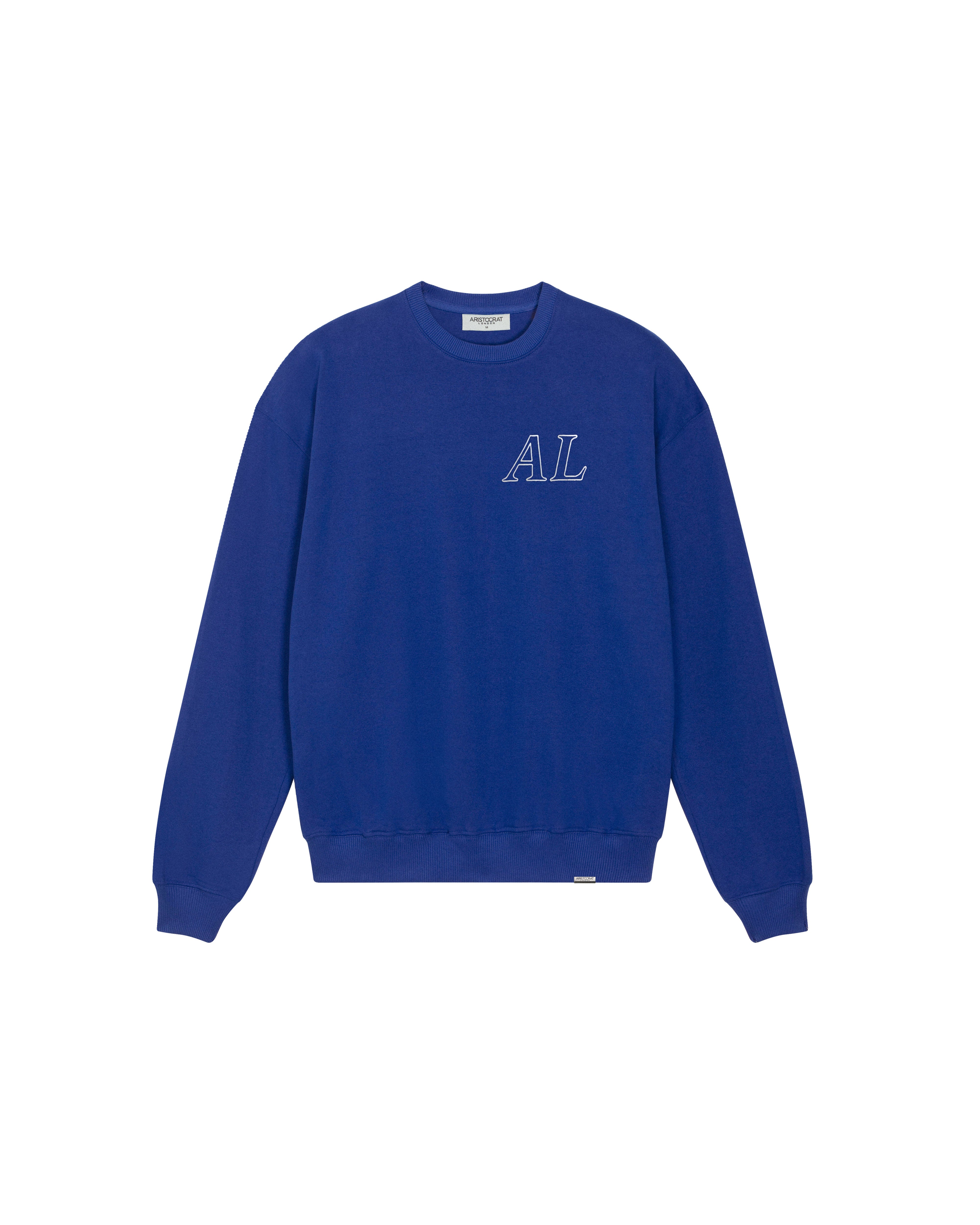 AL CONTOUR SWEATER - COBALT BLUE