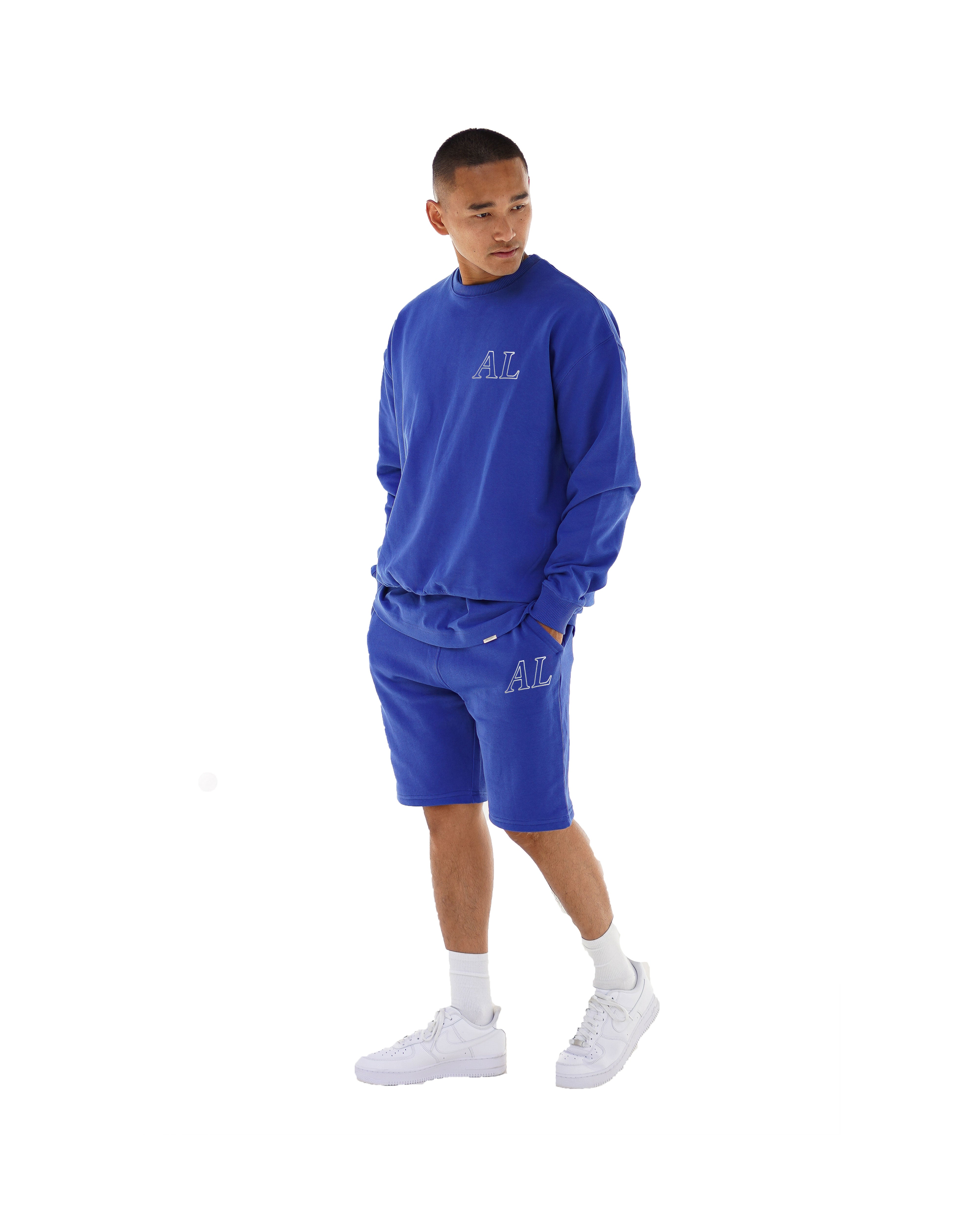 AL CONTOUR SWEATER - COBALT BLUE