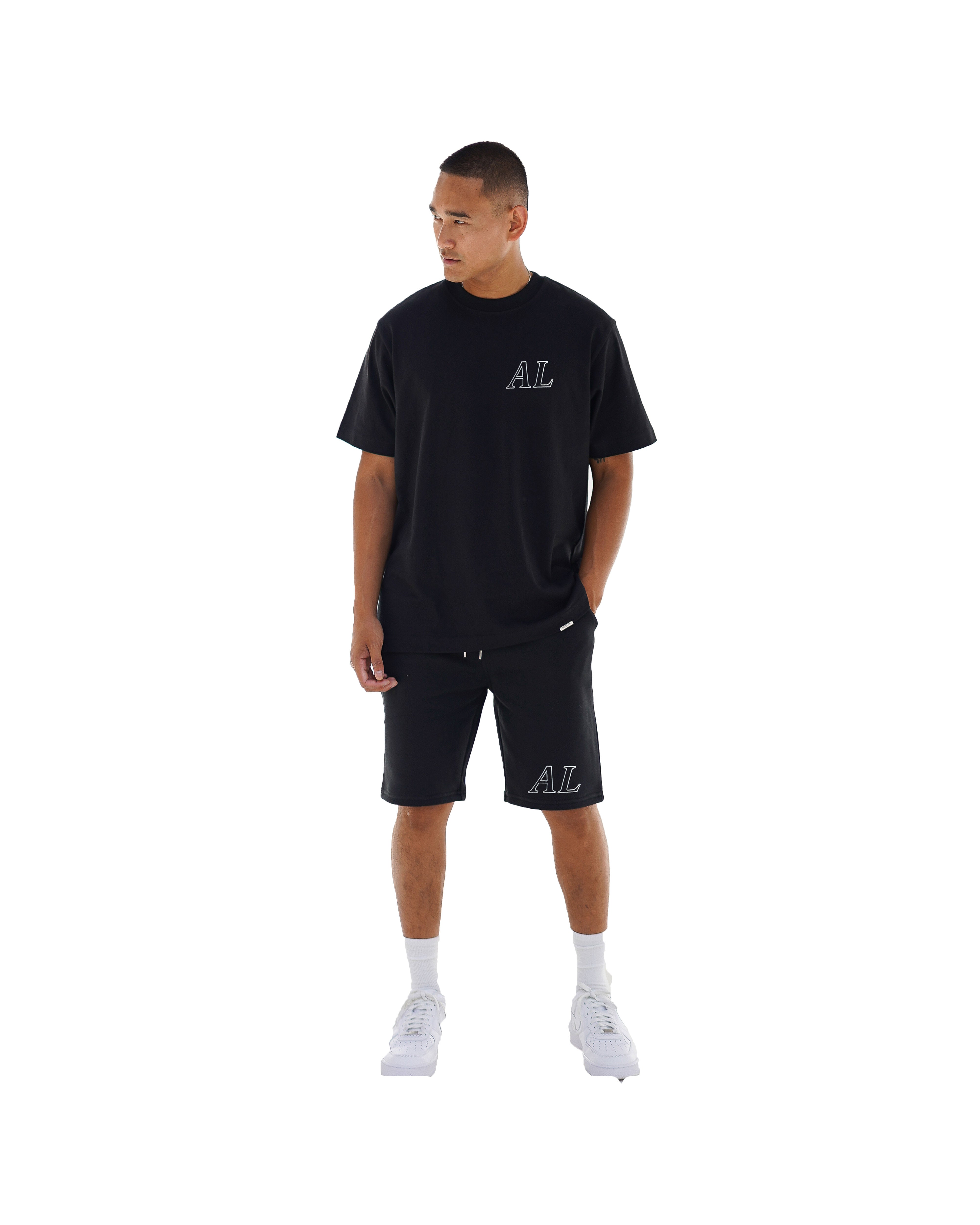 AL CONTOUR T-SHIRT - BLACK