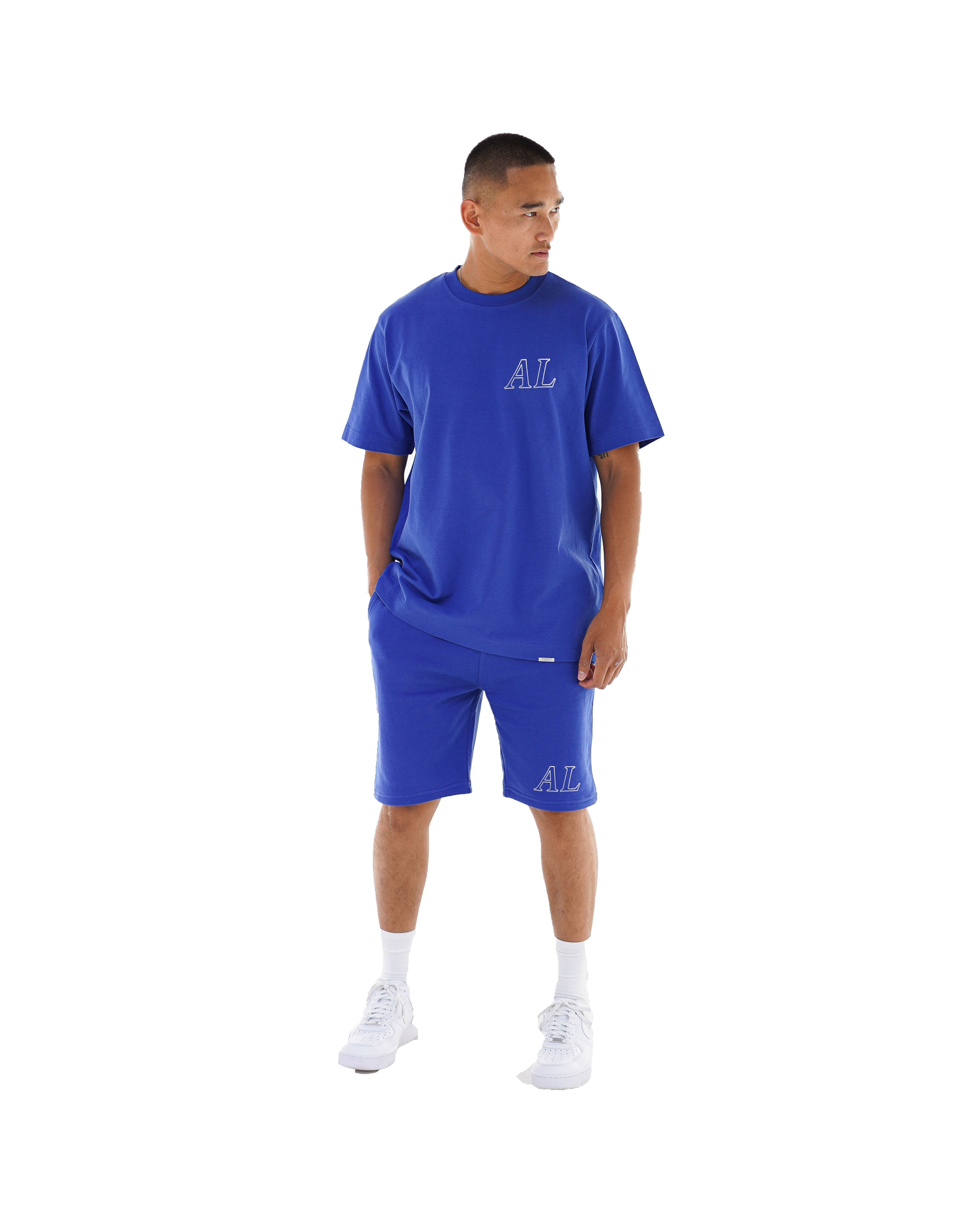 AL CONTOUR T-SHIRT - COBALT BLUE