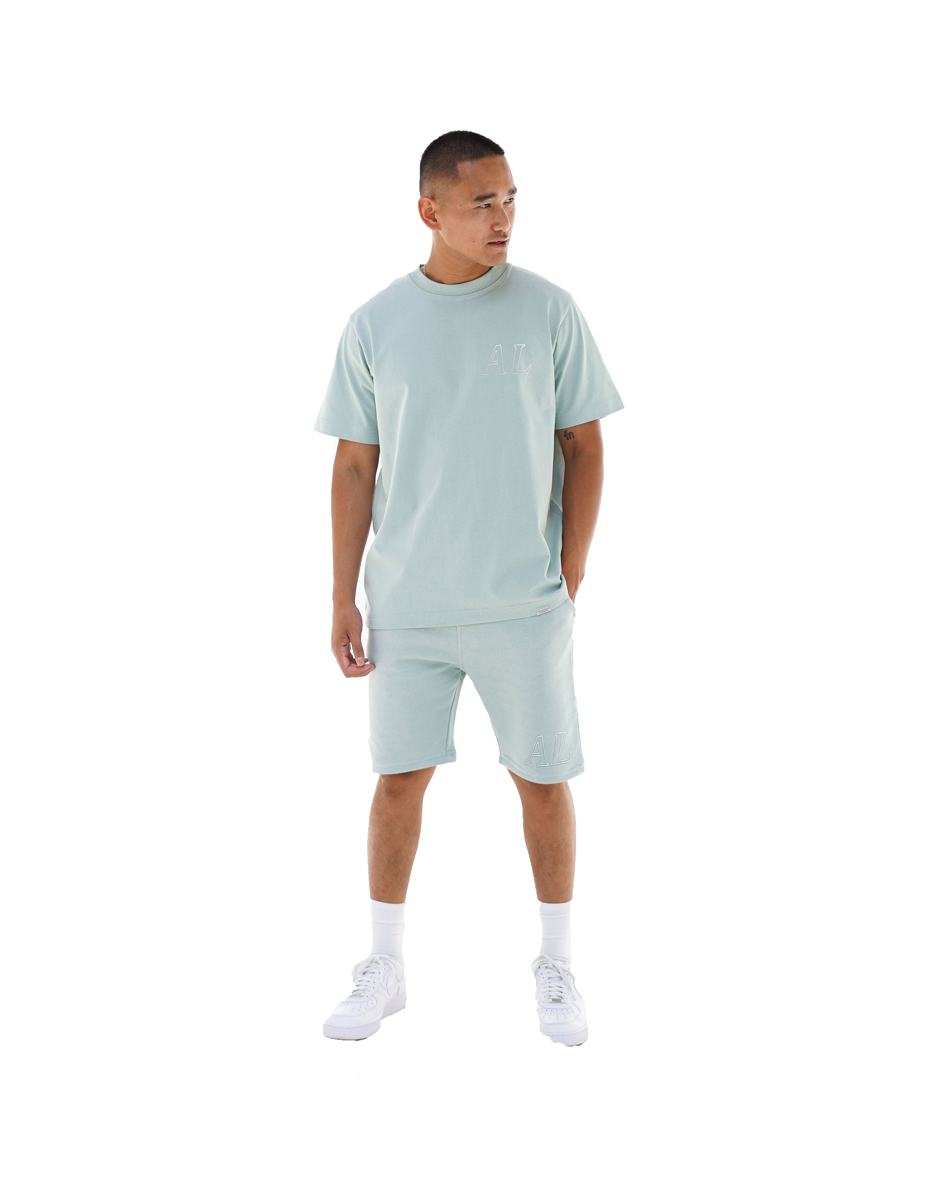 AL CONTOUR T-SHIRT - MINT GREEN