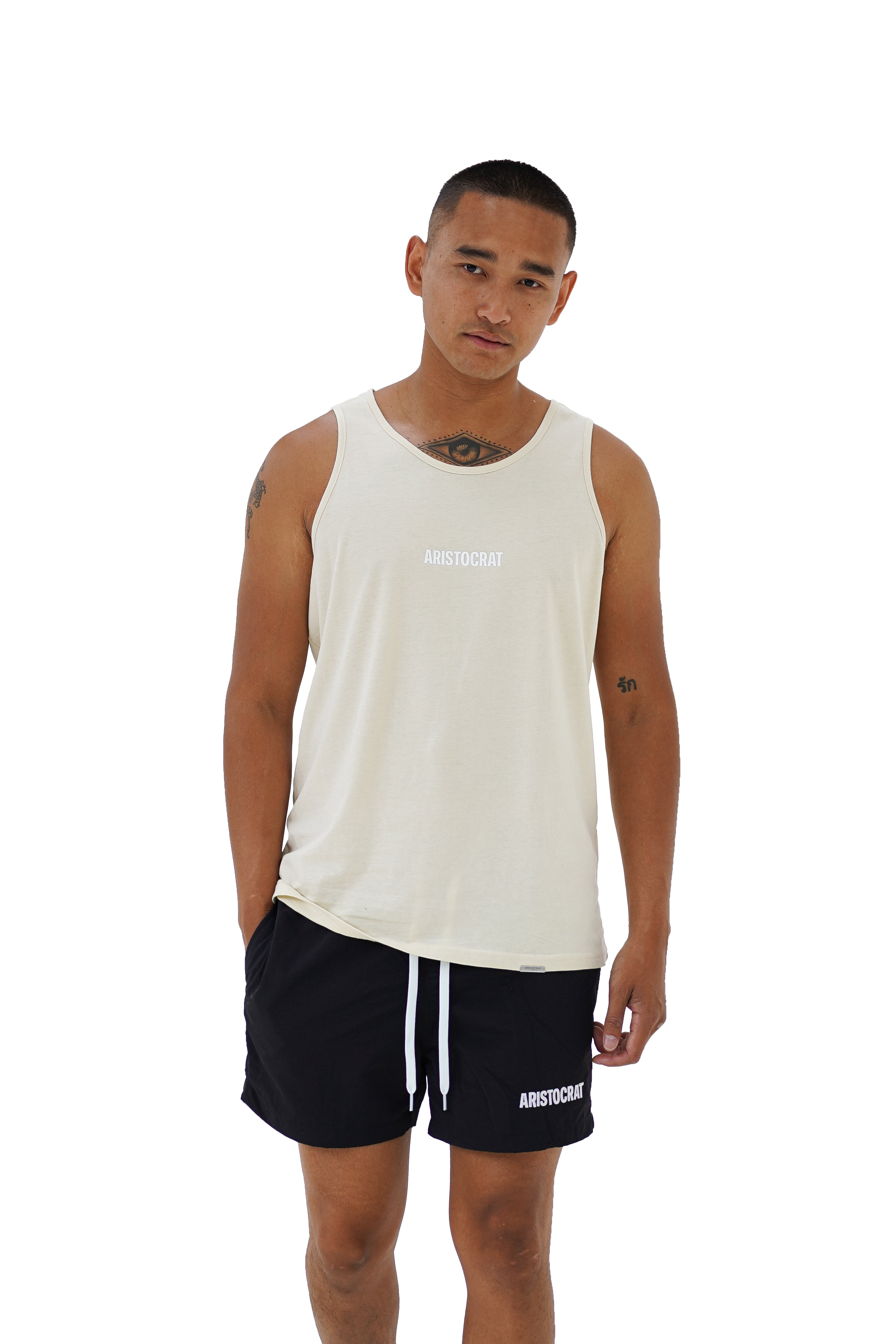 BOLD TANK TOP - ECRU