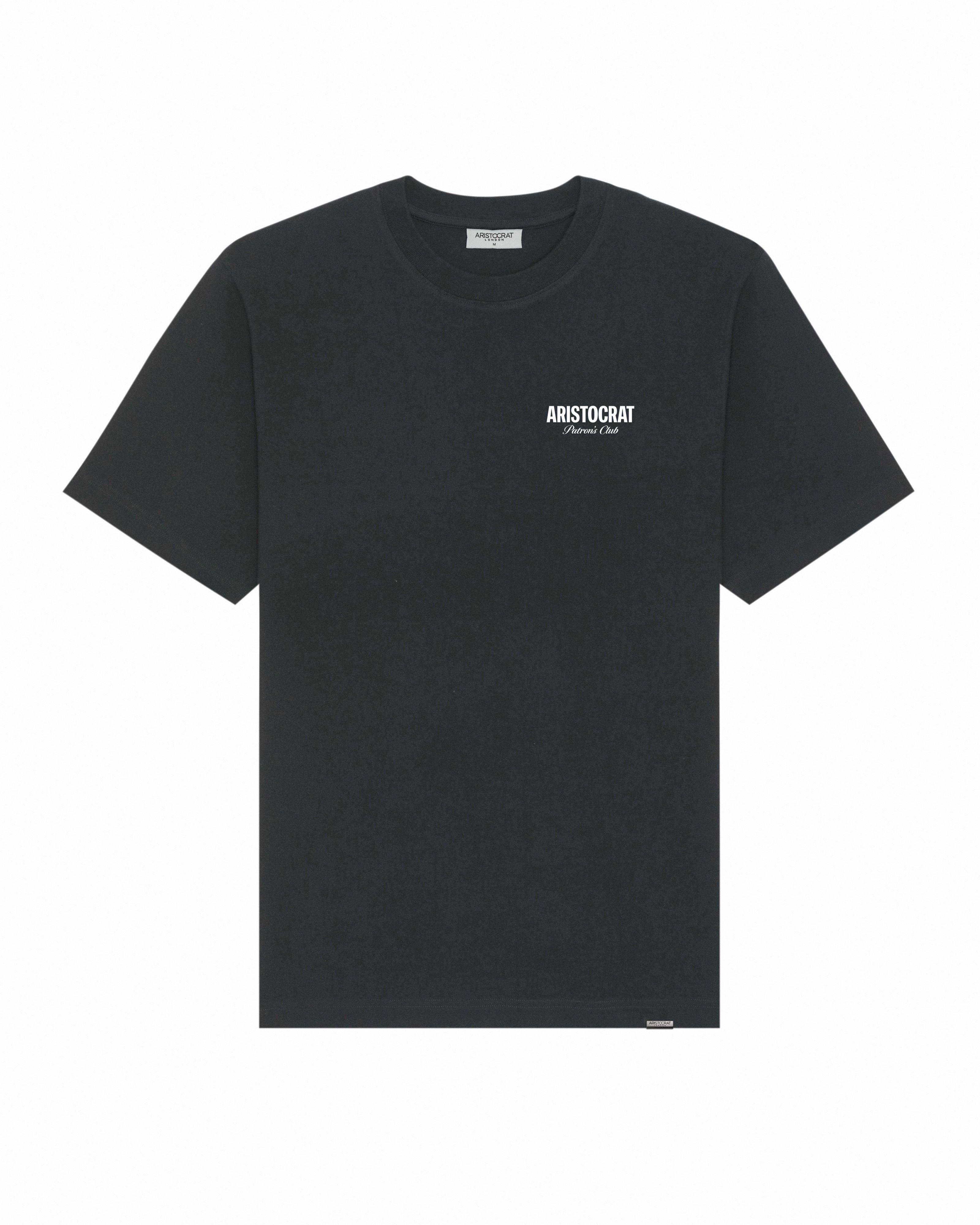 PATRONS CLUB T-SHIRT - BLACK