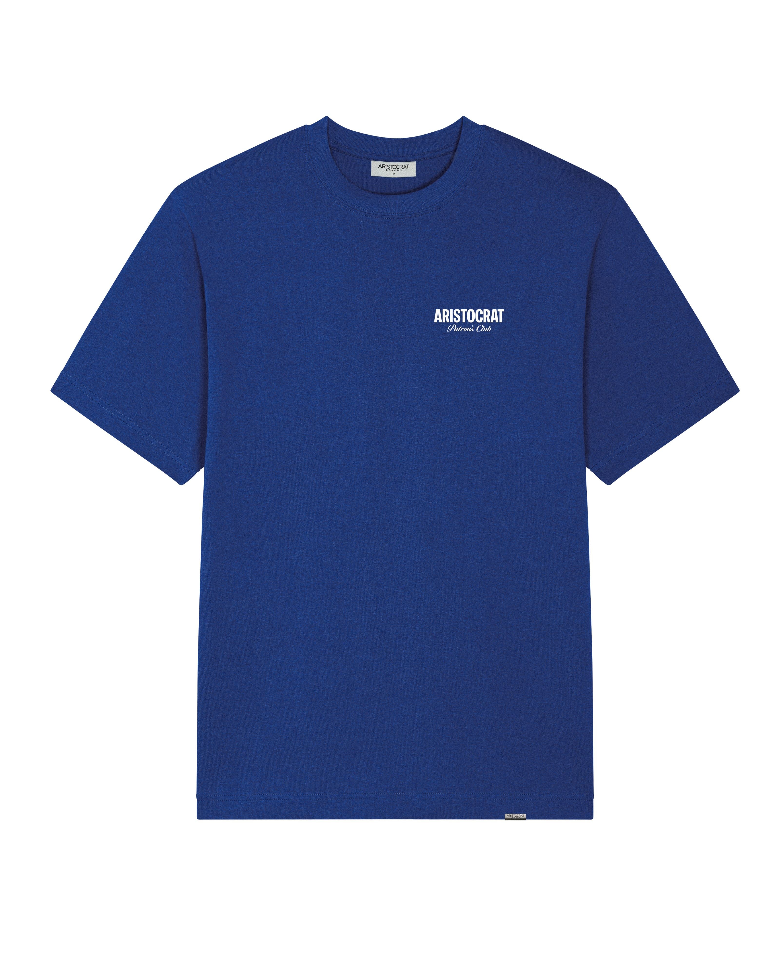 PATRONS CLUB T-SHIRT - COBALT BLUE