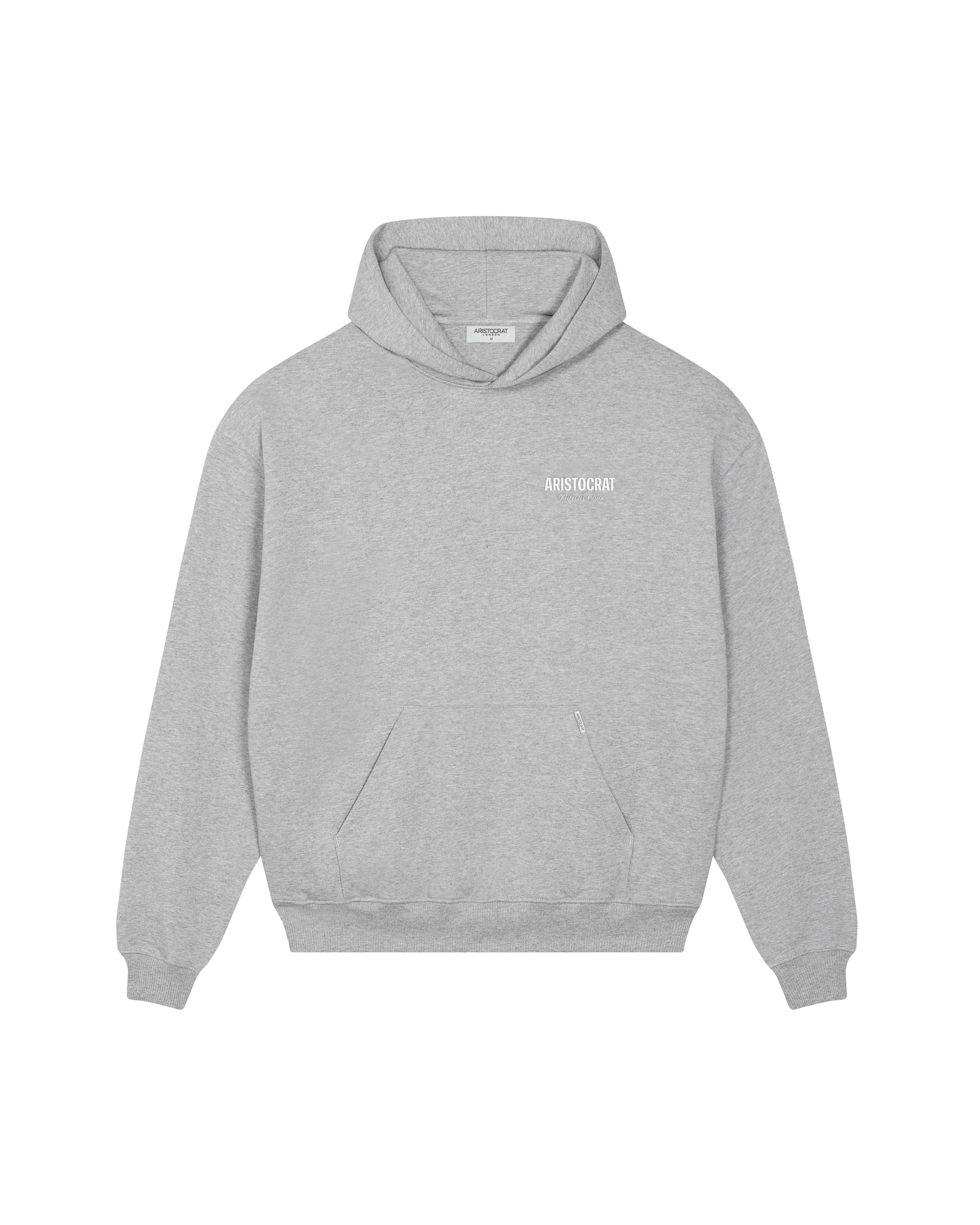 PATRONS CLUB HOODIE - ASH GREY