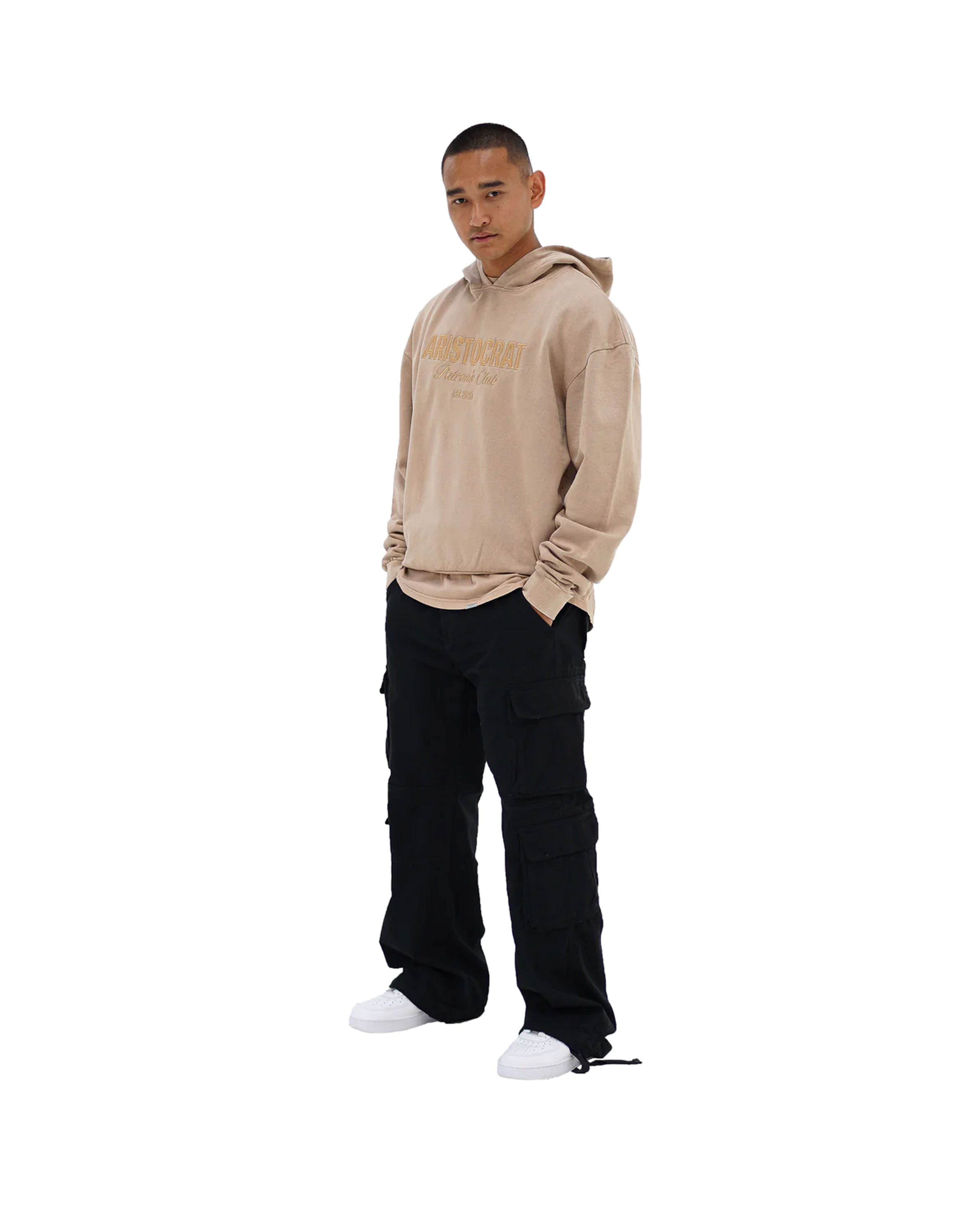 PATRONS CLUB TONAL HOODIE - BEIGE