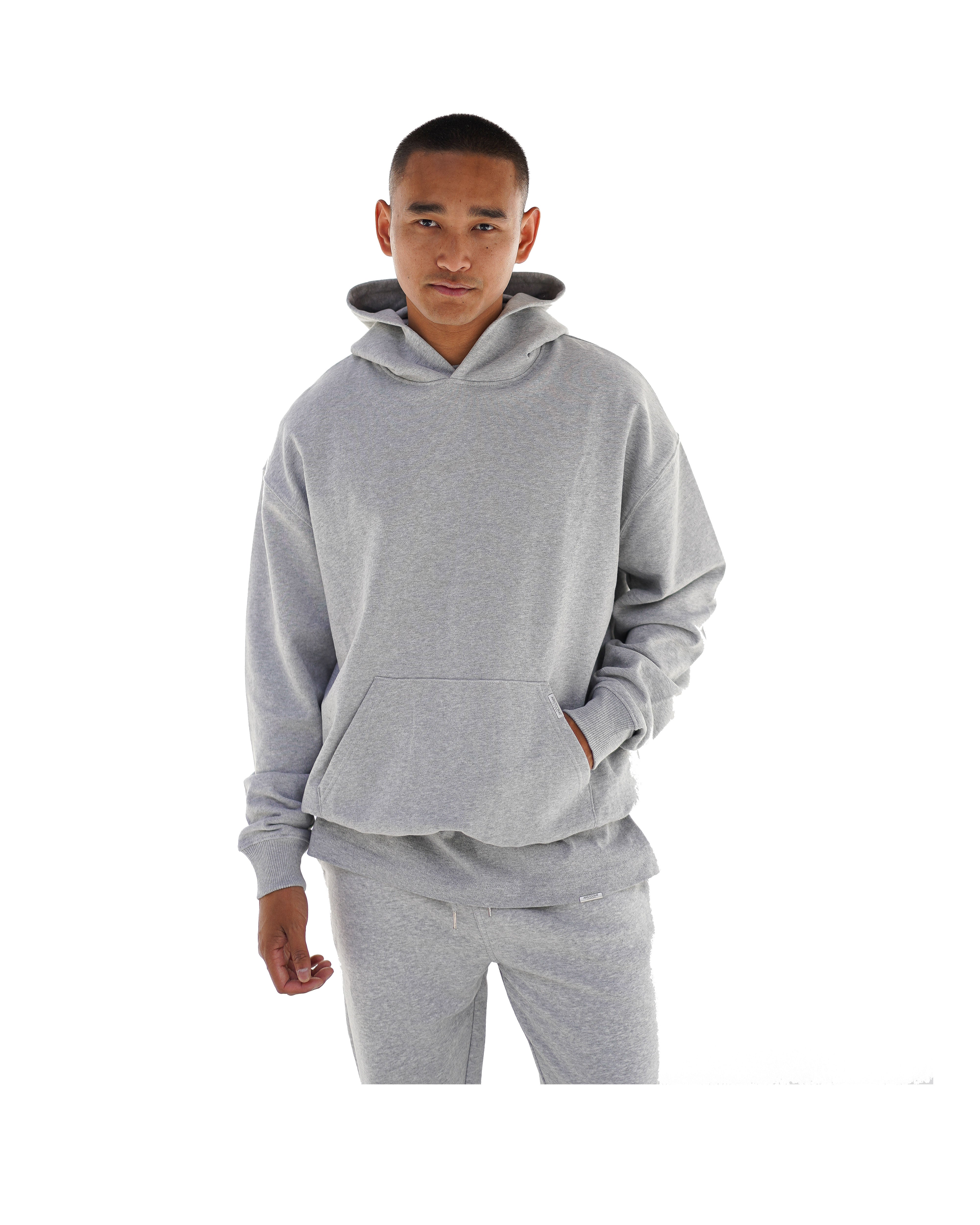 ESSENTIAL HOODIE - ASH GREY