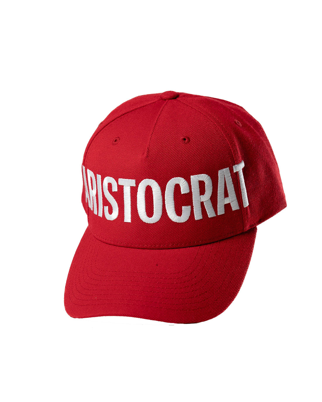 BOLD BLOCK BASEBALL CAP - RED