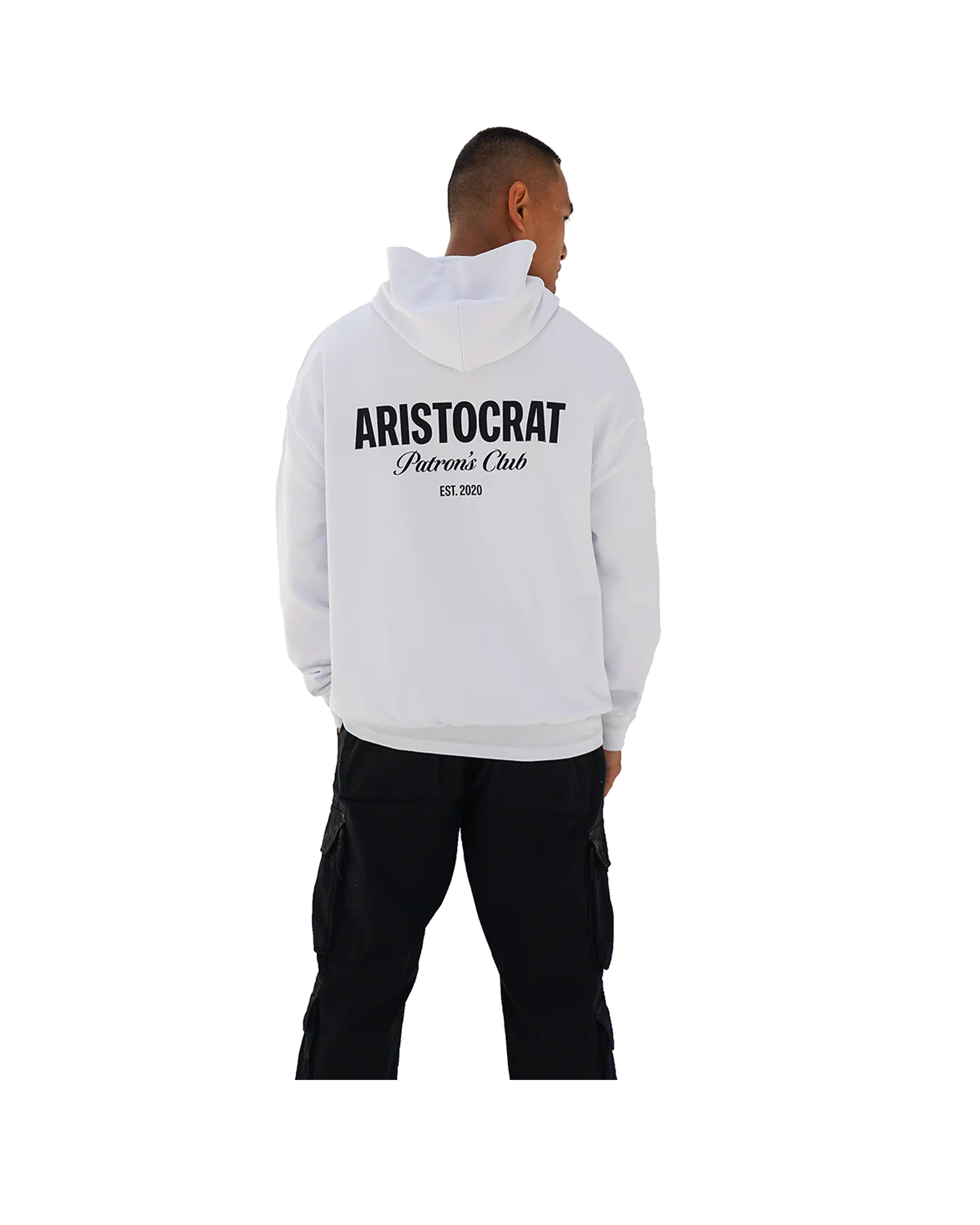 PATRONS CLUB HOODIE - WHITE