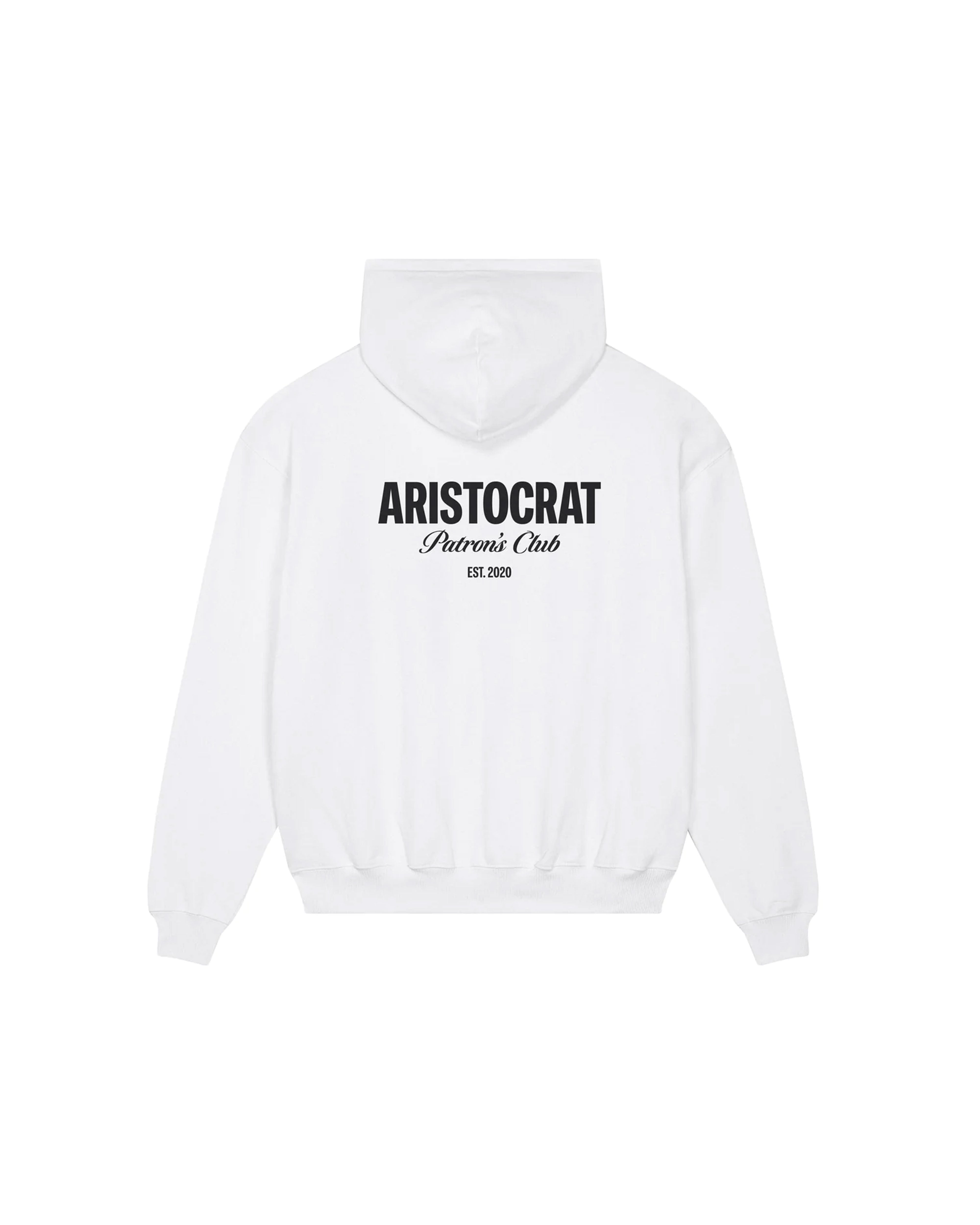 PATRONS CLUB HOODIE - WHITE